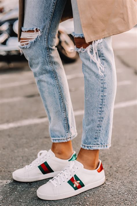 styling gucci sneakers|Gucci sneaker for women.